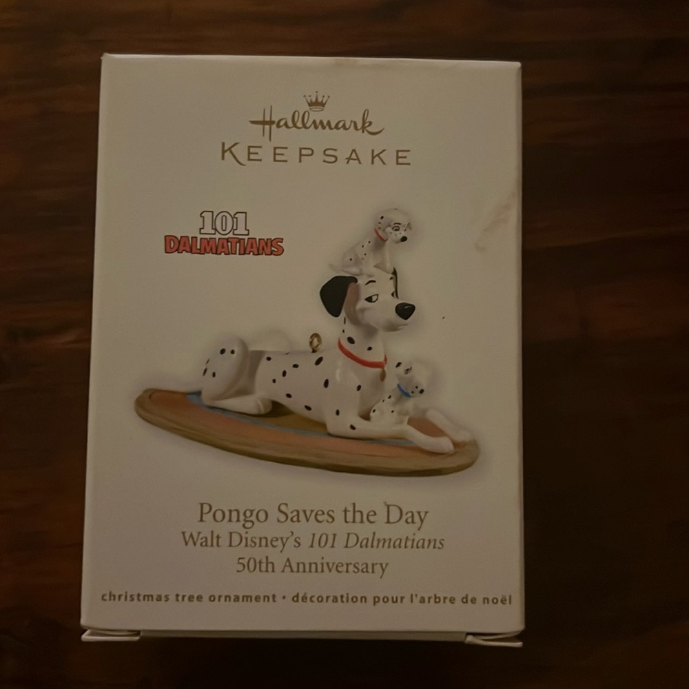 Hallmark keepsake 101 Dalmatians Pongo saves the day